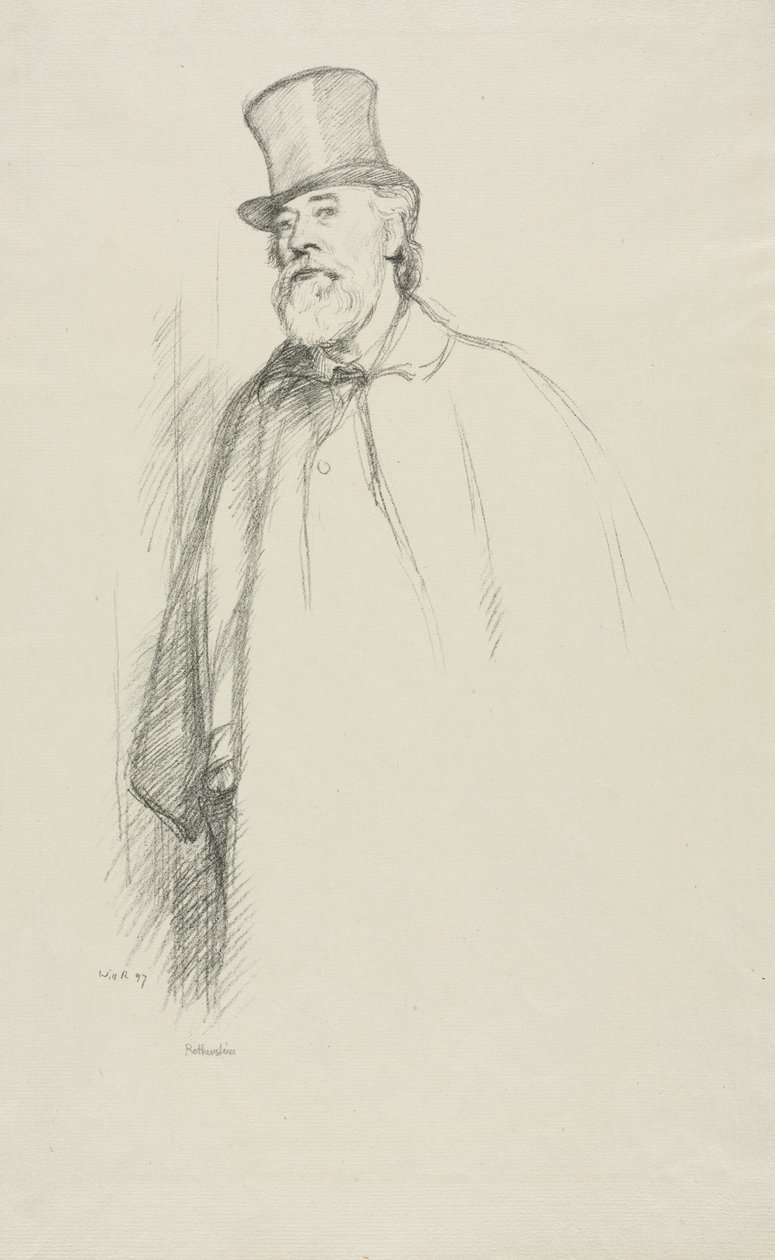 Alphonse Legros, 1897. alkotó: William Rothenstein