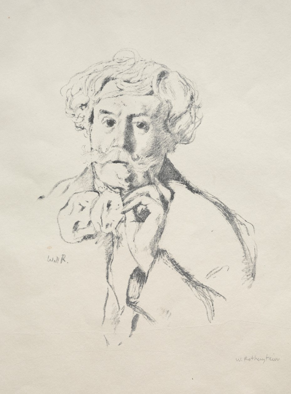 Edmond de Goncourt alkotó: William Rothenstein