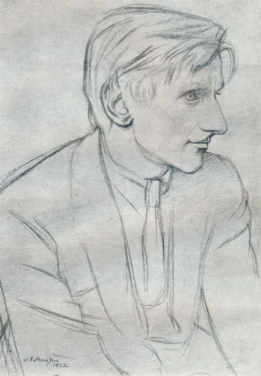 "Edmund Charles Blunden 1896-1974 alkotó: William Rothenstein