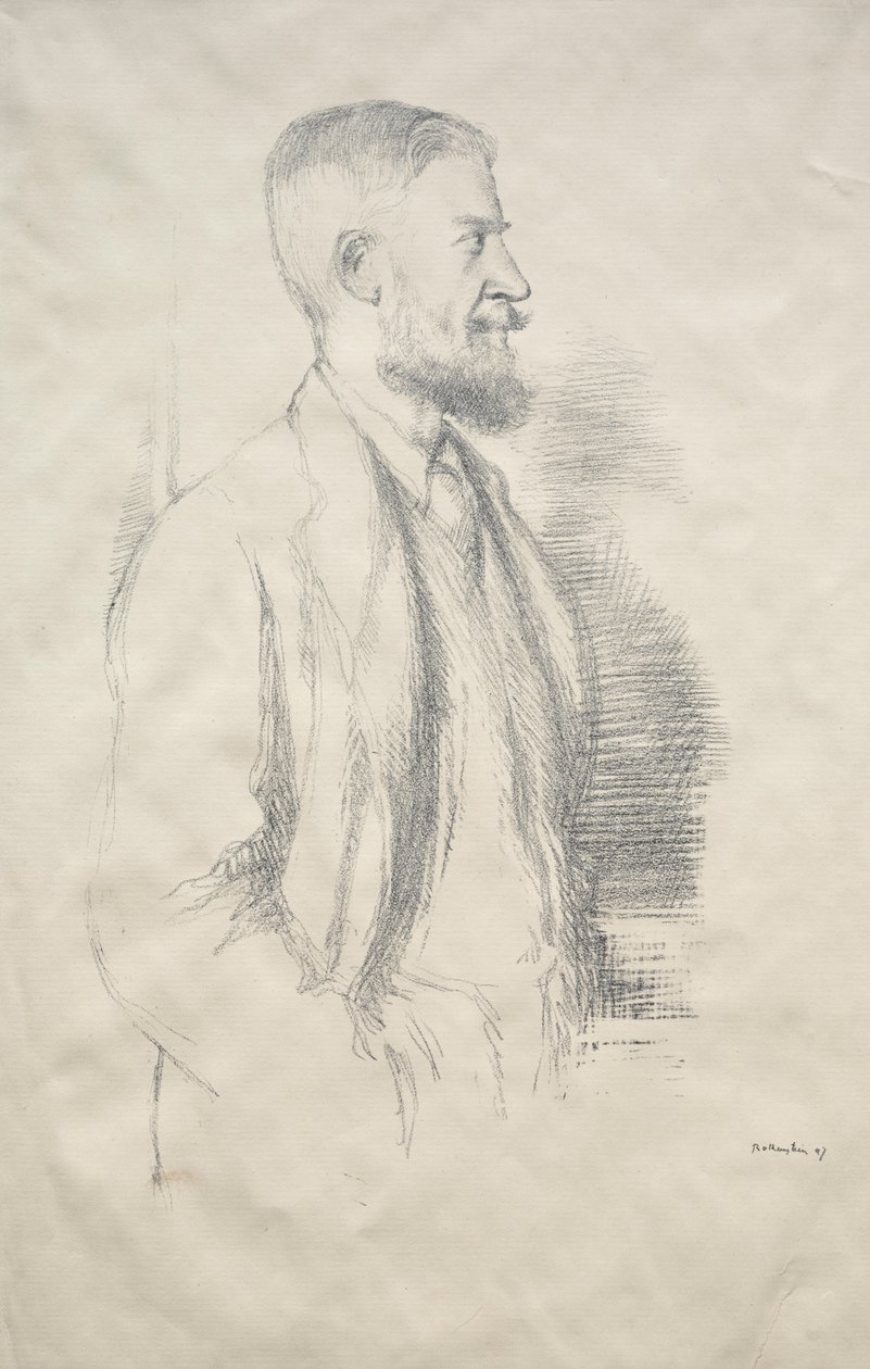 George Bernard Shaw, 1897. alkotó: William Rothenstein