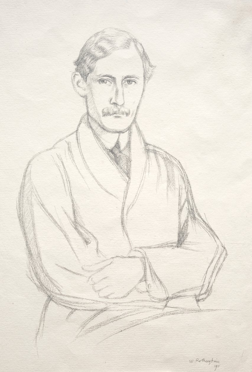 J. E. Spingarn alkotó: William Rothenstein