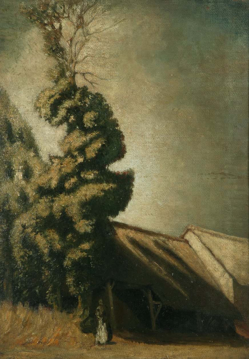 Le Grand If Vert, 1900 körül (olaj, vászon) alkotó: William Rothenstein