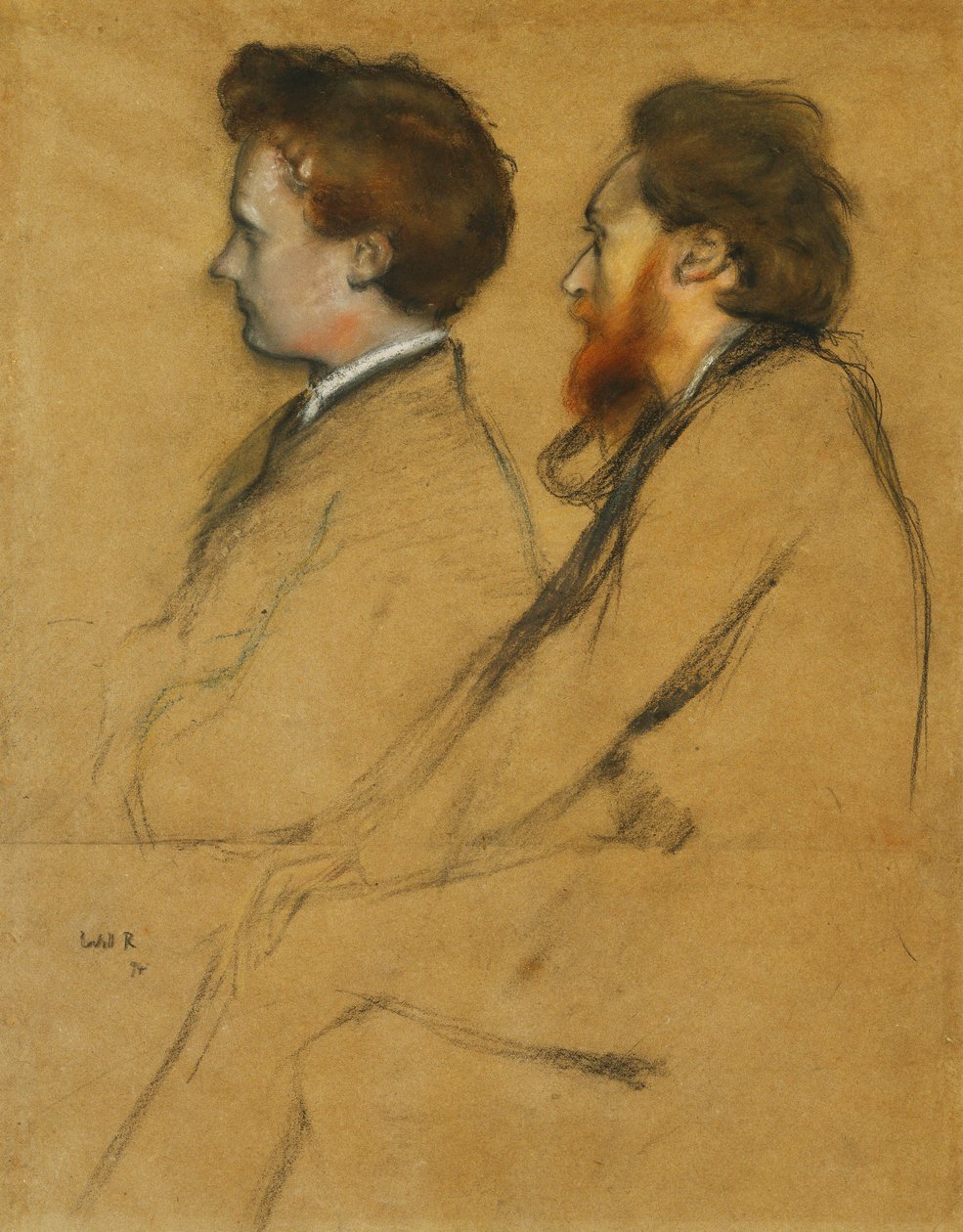 Charles Ricketts és Charles Hazlewood Shannon alkotó: William Rothenstein