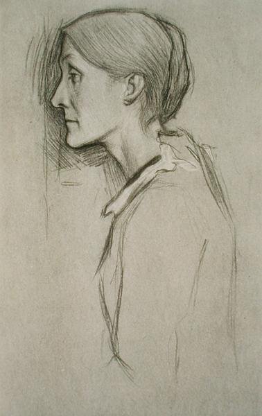 Julia István (1848-95) portréja (litho) alkotó: William Rothenstein