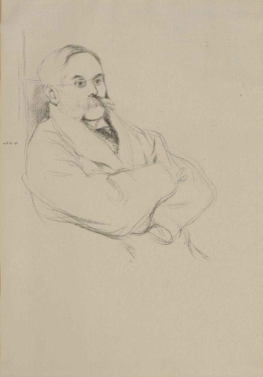 Moritz Rothenstein portréja alkotó: William Rothenstein