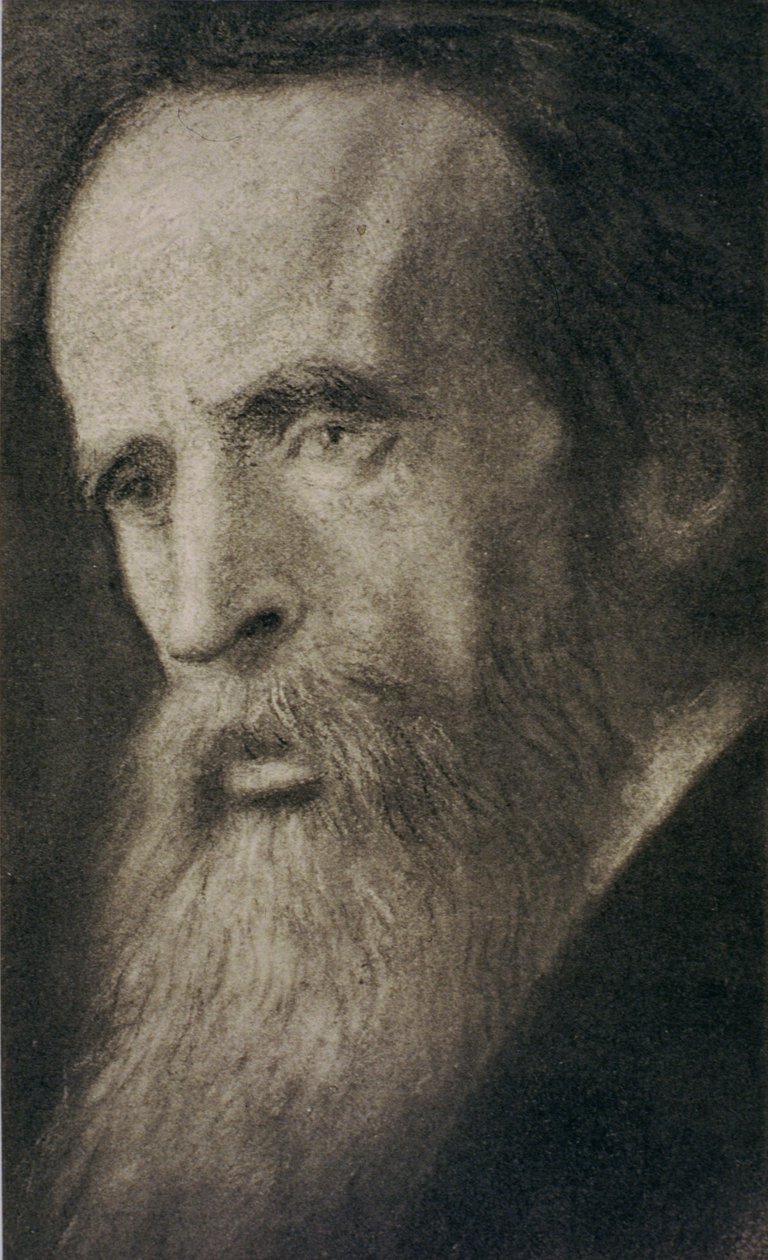 Sir Leslie Stephen (1832-1904) portréja (litho) alkotó: William Rothenstein