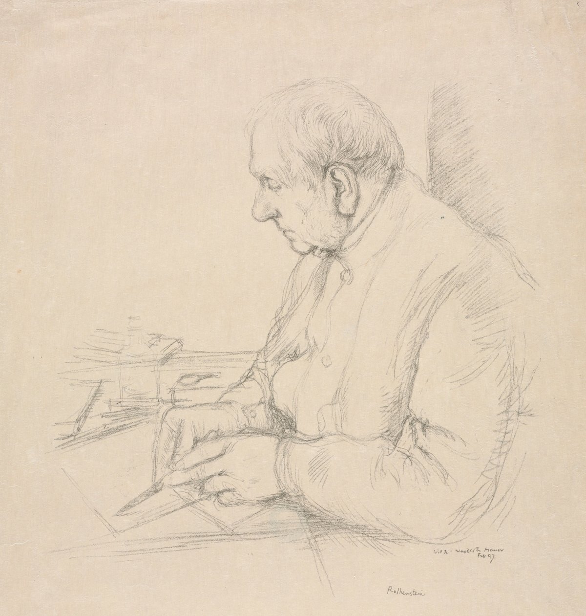 Sir Francis Seymour Haden, 1897. alkotó: William Rothenstein