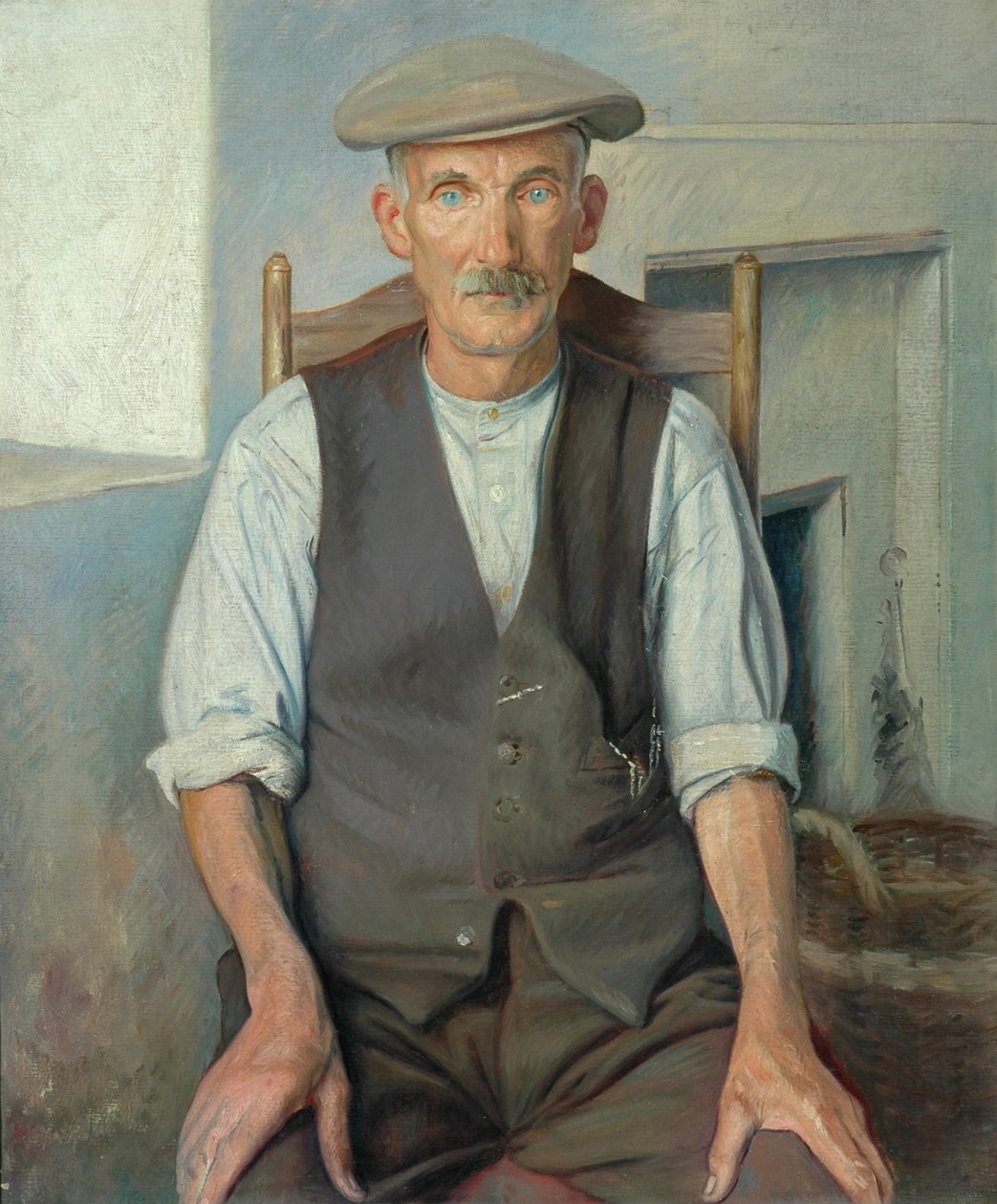 Az öreg kertész (olaj, vászon) alkotó: William Rothenstein