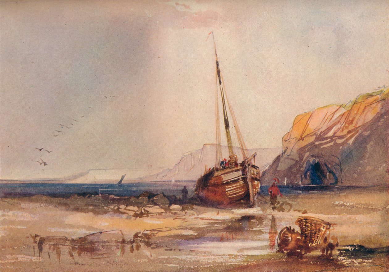 Tengerparti jelenet, 1840 alkotó: William Roxby Beverley