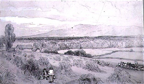 Szüreti jelenet alkotó: William Roxby Beverly