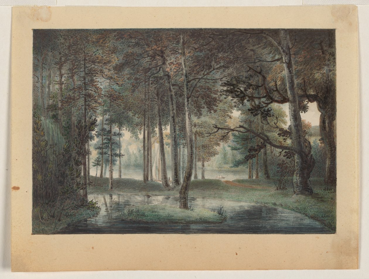 Kilátás a művész Springland nevű birtokáról, avagy az elíziumi lugas alkotó: William Russell Birch