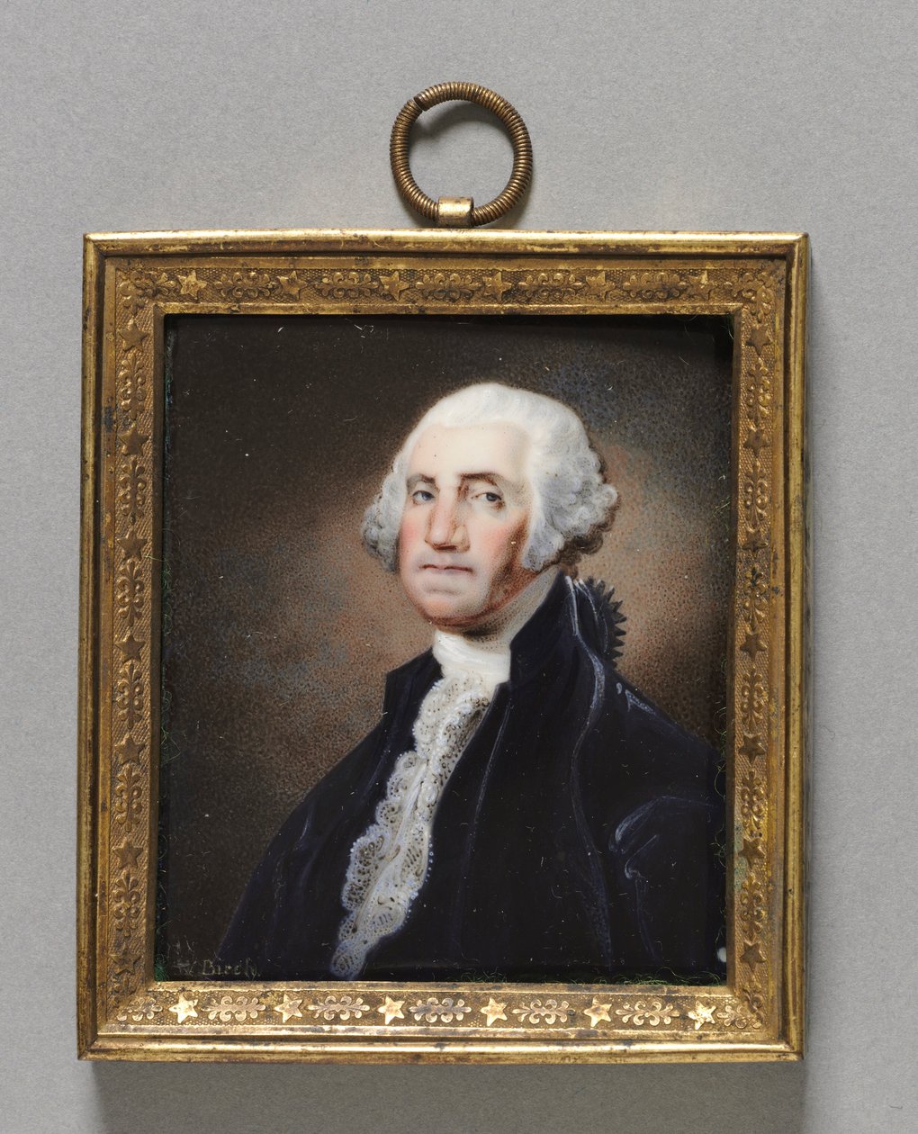 George Washington portréja, c. 1790-es évek. alkotó: William Russell Birch