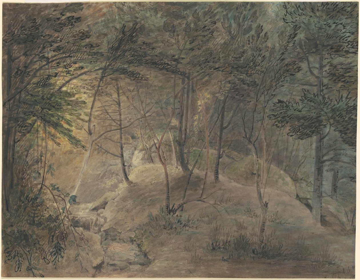 Kilátás az Echo Springhouse-ból alkotó: William Russell Birch