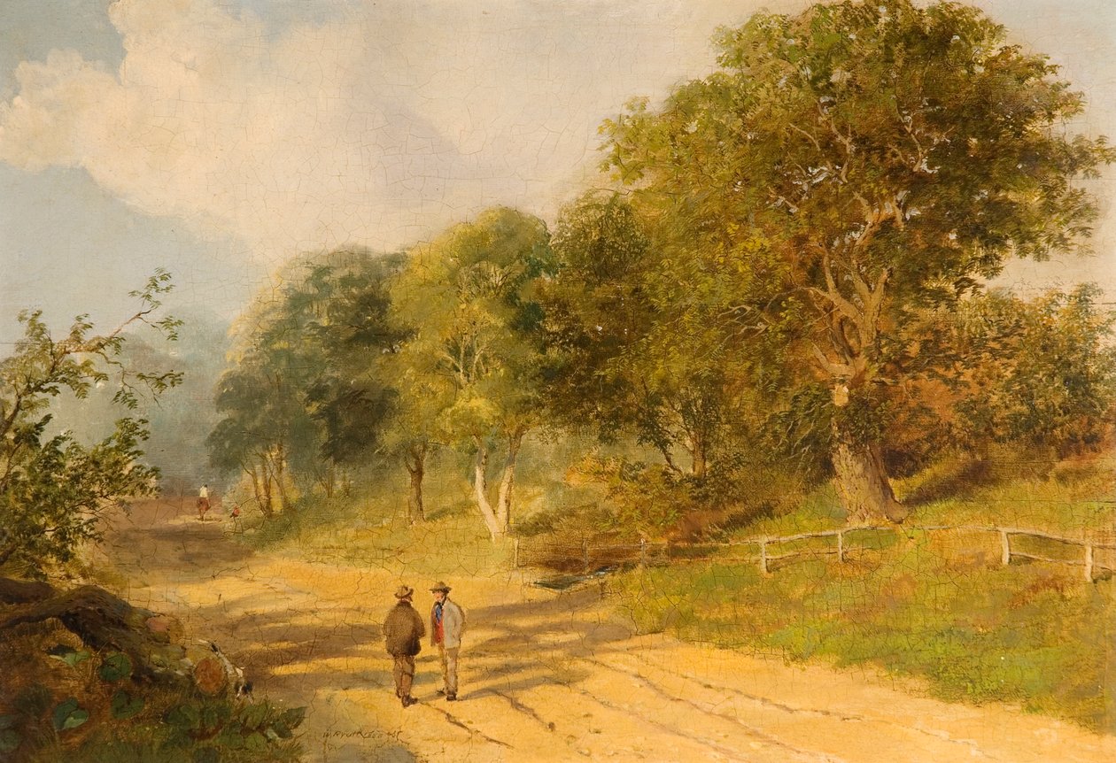 Road to Redhough Hall, 1856 alkotó: William Ryott