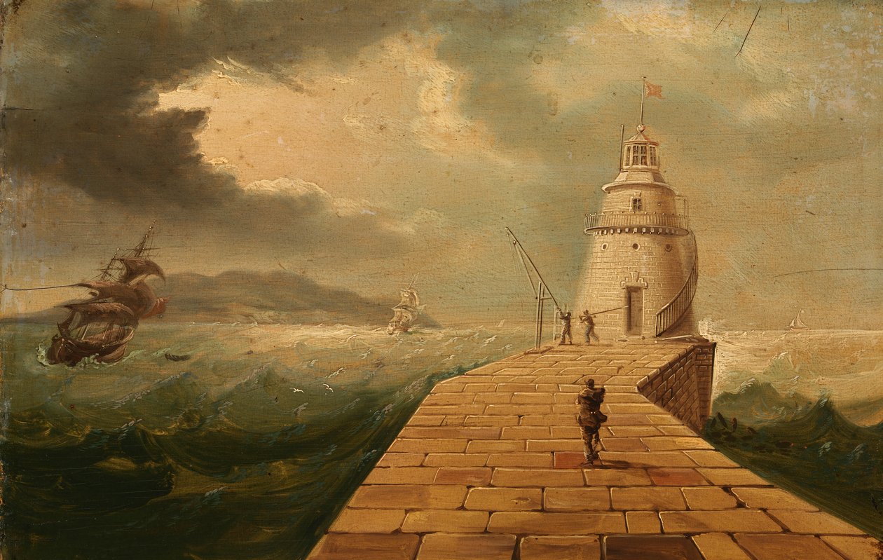 A Poolbeg világítótorony kilátása alkotó: William Sadler