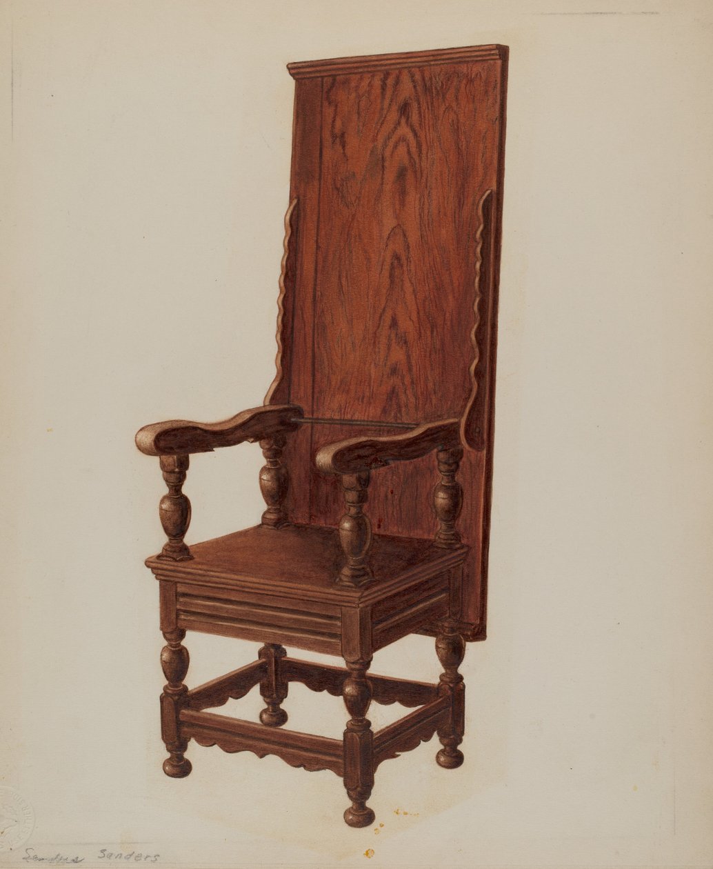Jacobean Szék-asztal alkotó: William Sanders