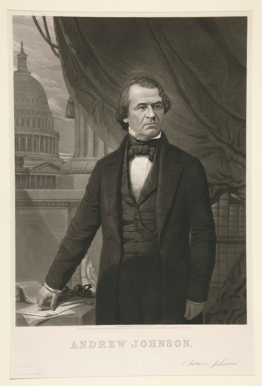 Andrew Johnson alkotó: William Sartain