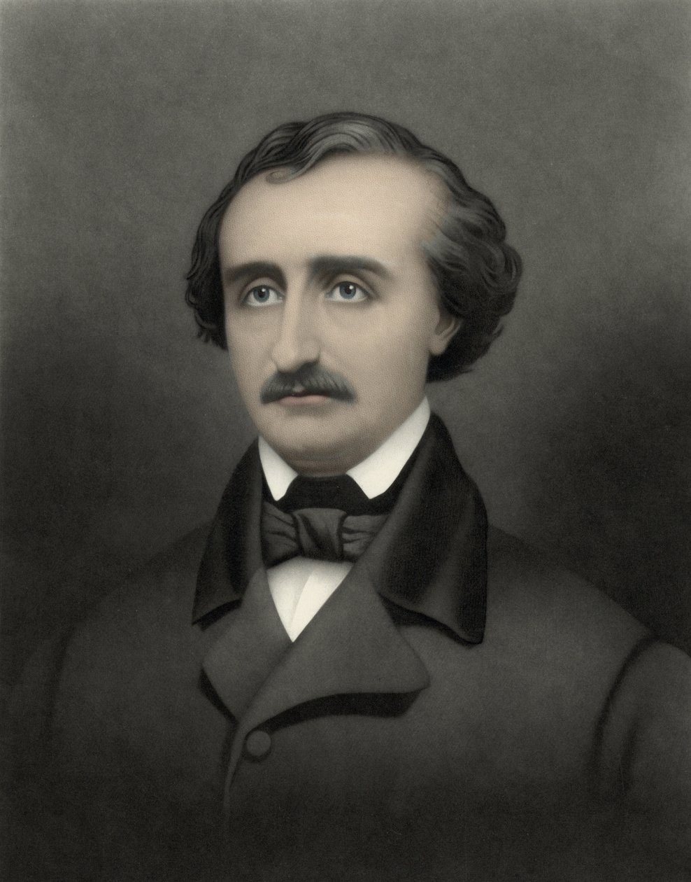 Edgar Allan Poe (1809-1849) amerikai író portréja. alkotó: William Sartain