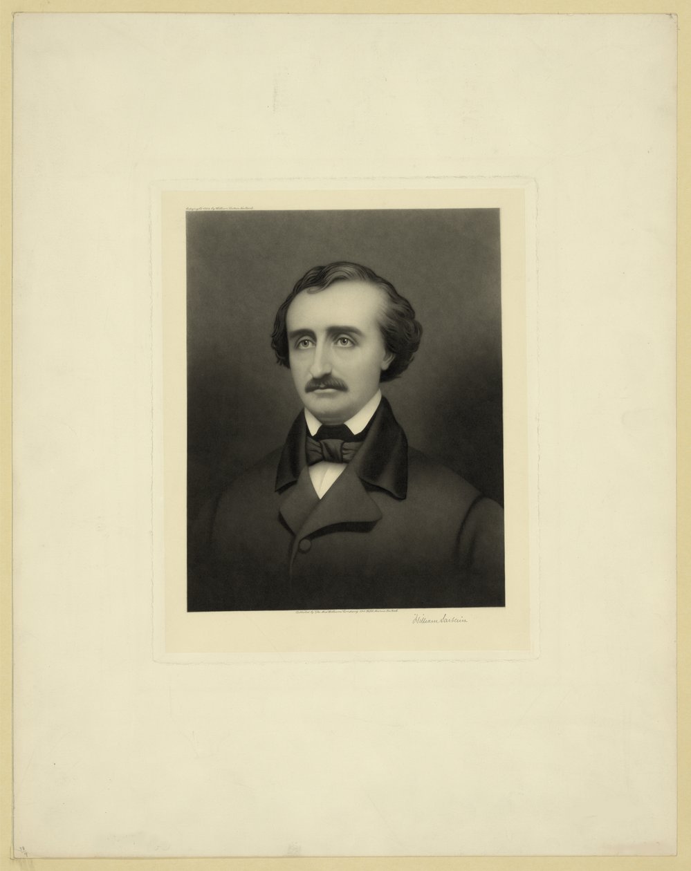 Portré OP Edgar Allan Poe 1-5, Q5 alkotó: William Sartain