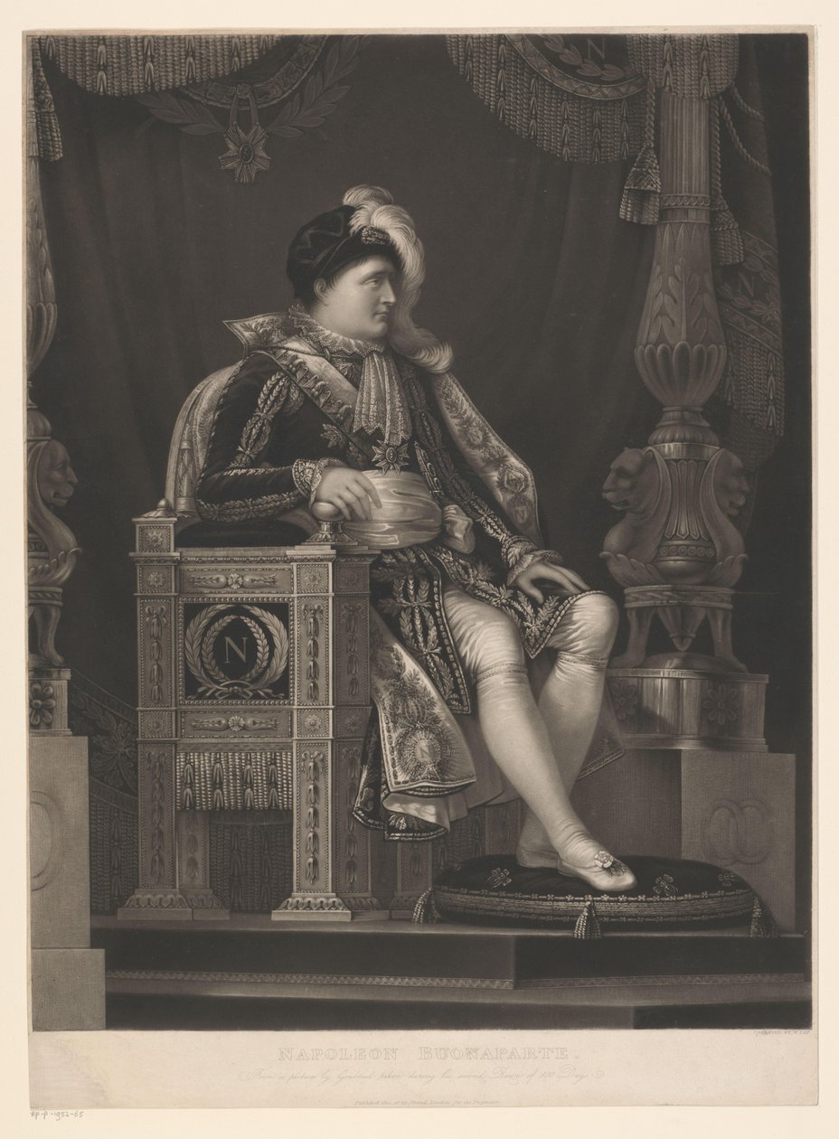 Napoleon Bonaparte portréja Napoleon Buonaparte (cím a tárgyon) alkotó: William Say