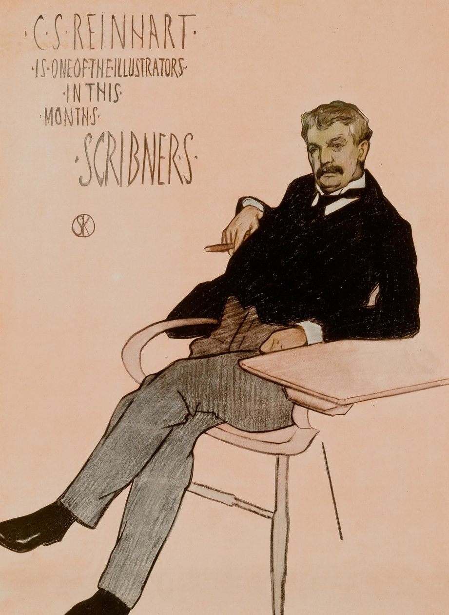 C.S. Reinhart/Is. One. of. the. Illusztrátorok./ ebben.a.hónapban./.Scribner.s./. alkotó: William Sergeant Kendall