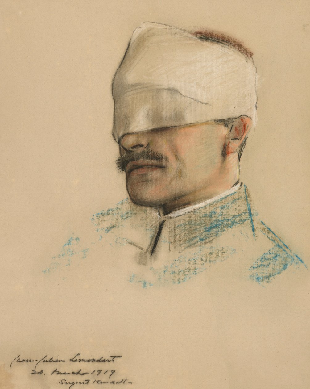 Julien Lemordant portréja alkotó: William Sergeant Kendall