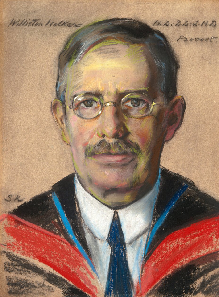 Williston Walker. Egyháztörténeti professzor 1901-22, prépost 1920-22 alkotó: William Sergeant Kendall