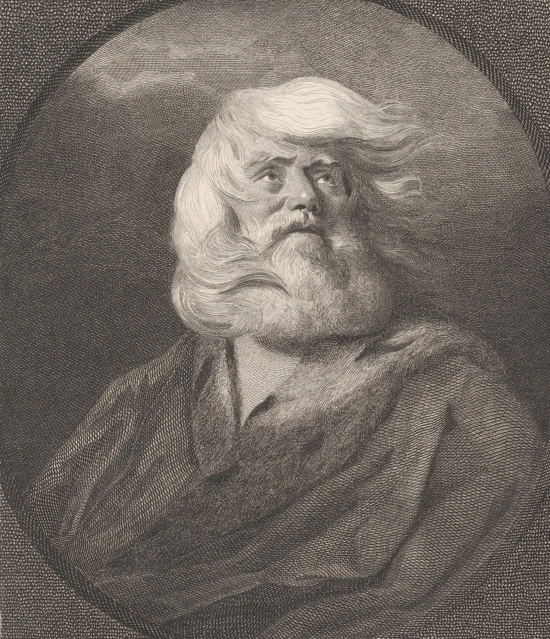 Lear király, 1783. alkotó: William Sharp