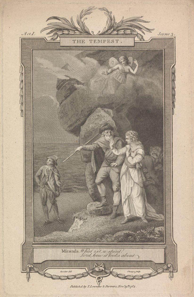 The Tempest, I. felvonás Sc. 3 alkotó: William Sharp
