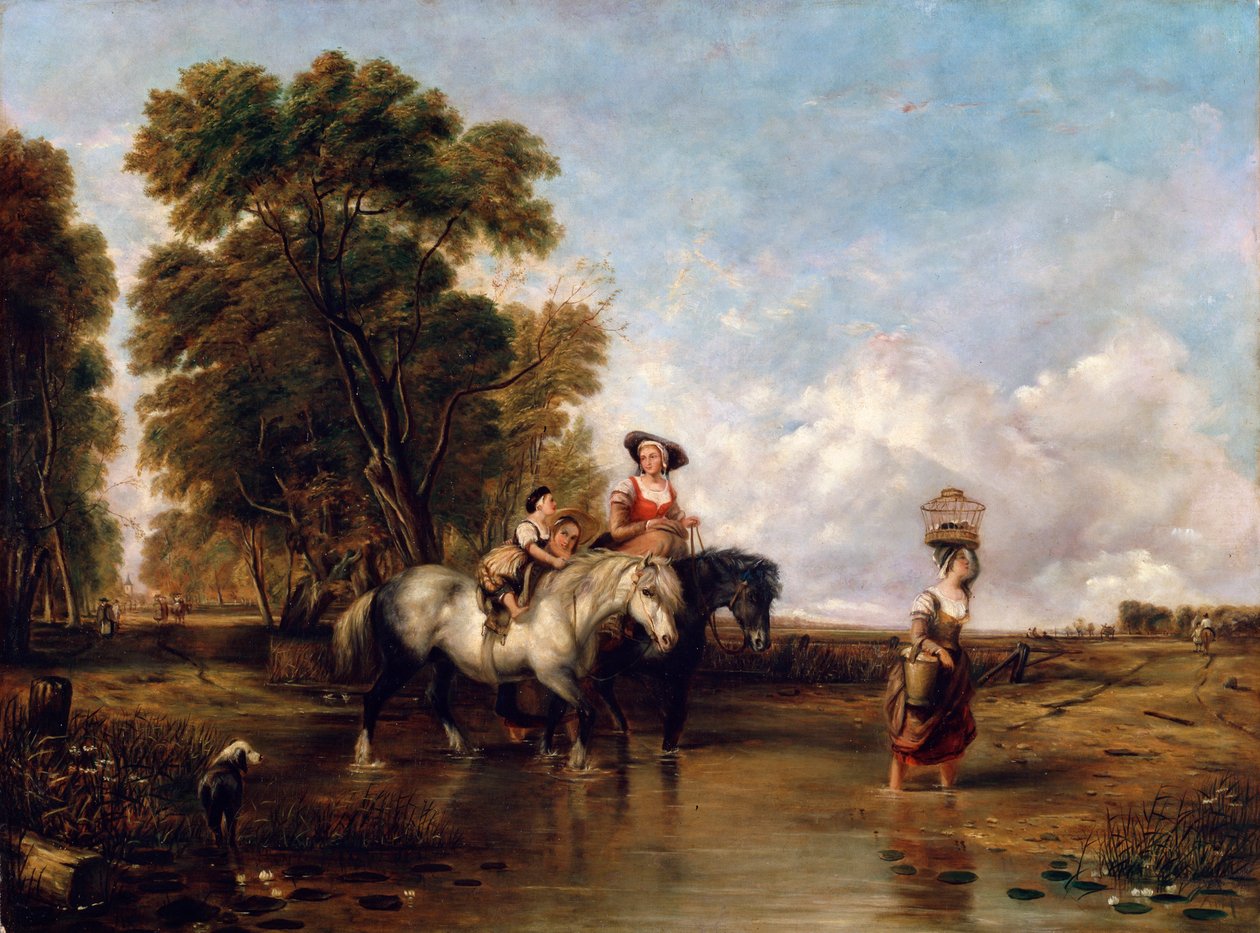 Fordon keresztül, XIX alkotó: William Shayer