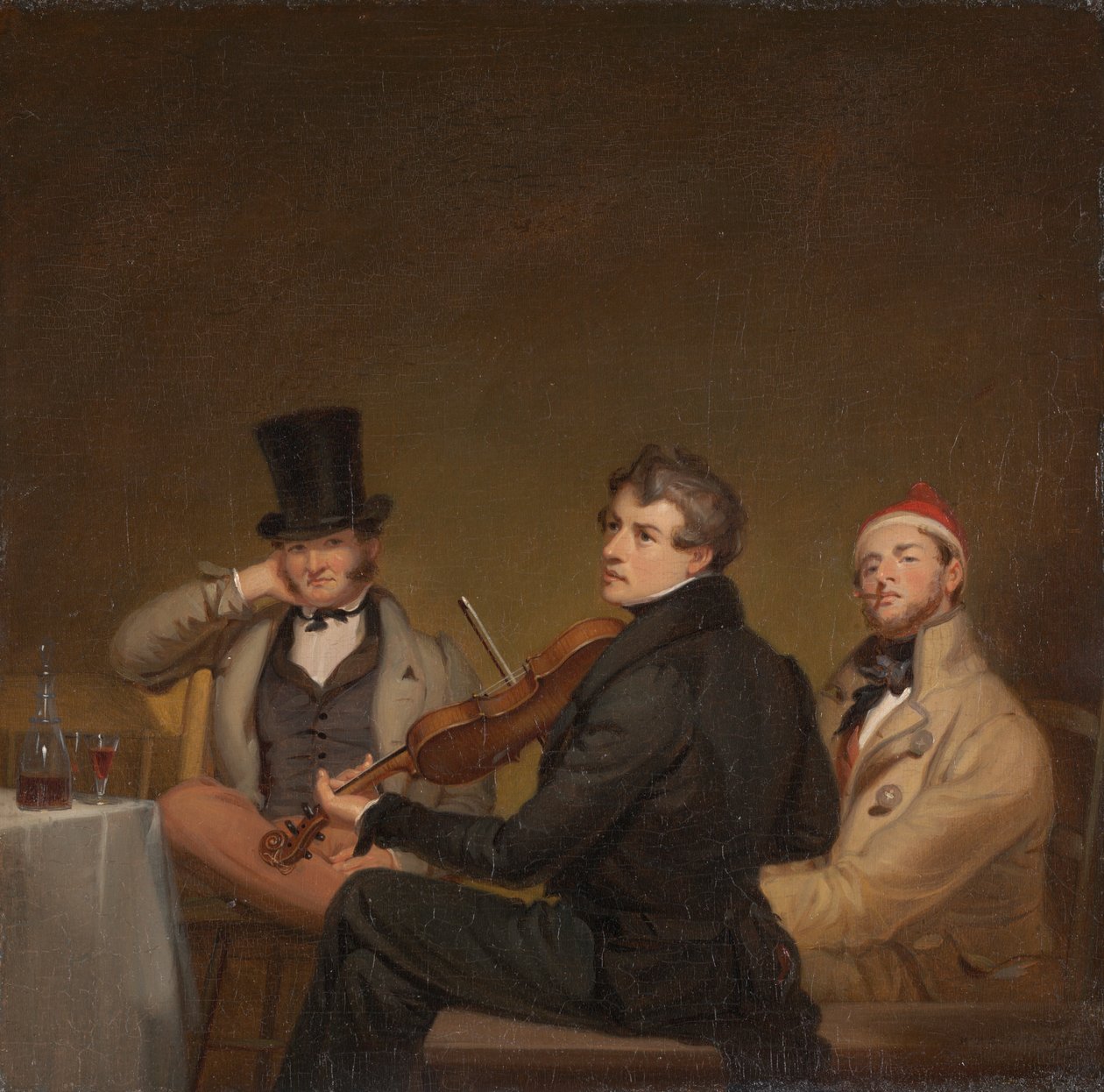 Vacsora után alkotó: William Sidney Mount