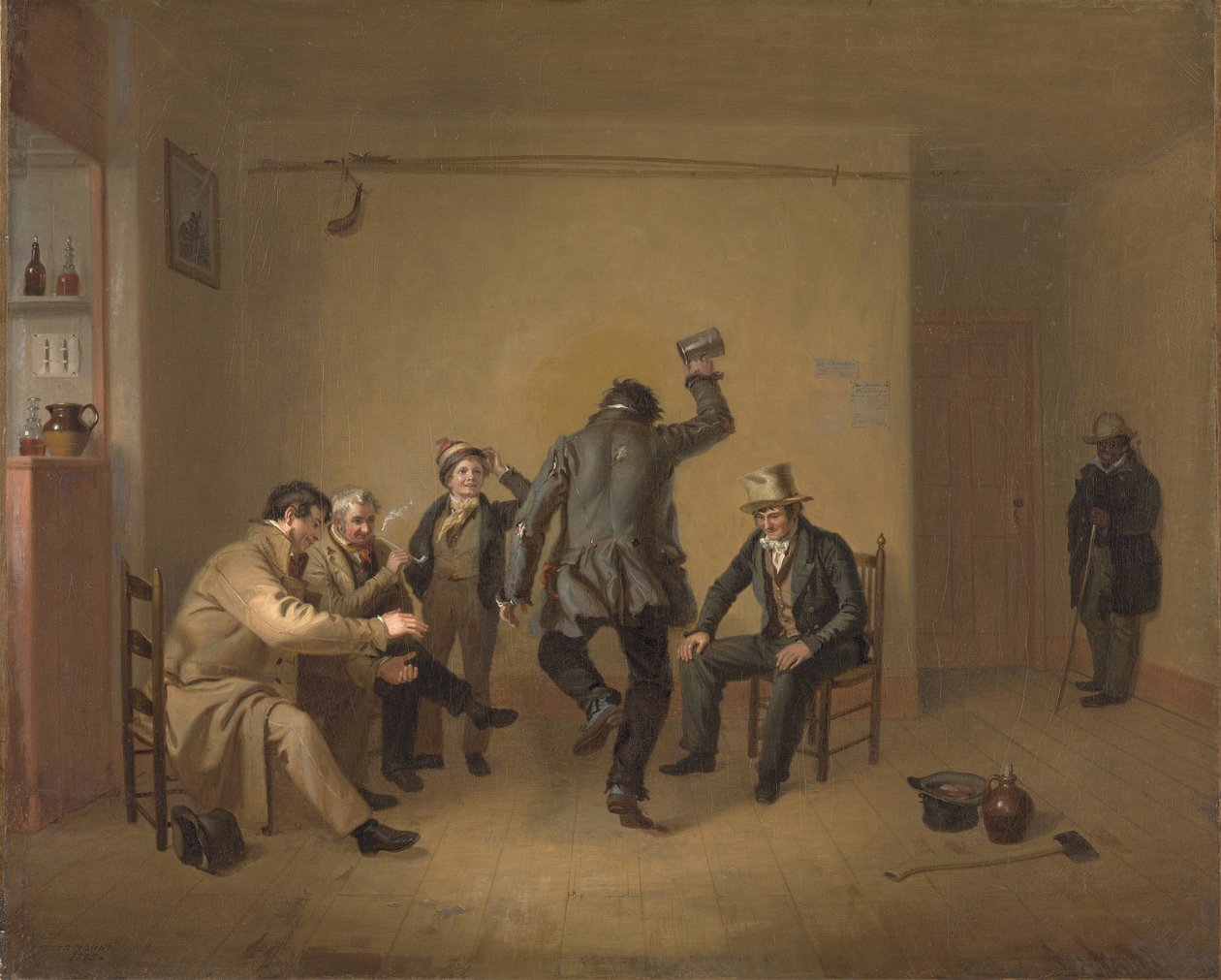 Bár-szoba jelenet, 1835 alkotó: William Sidney Mount