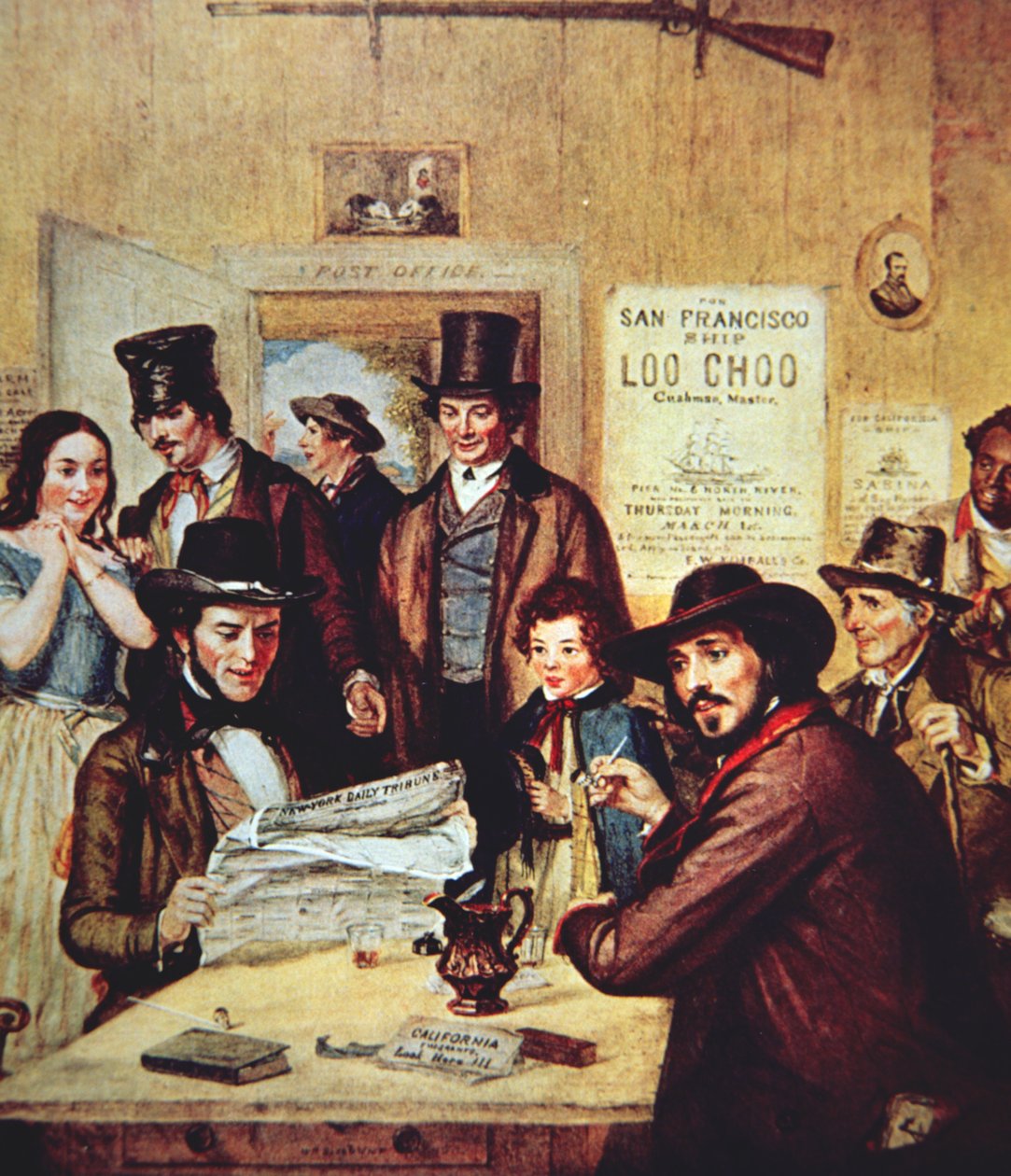 "California News" alkotó: William Sidney Mount