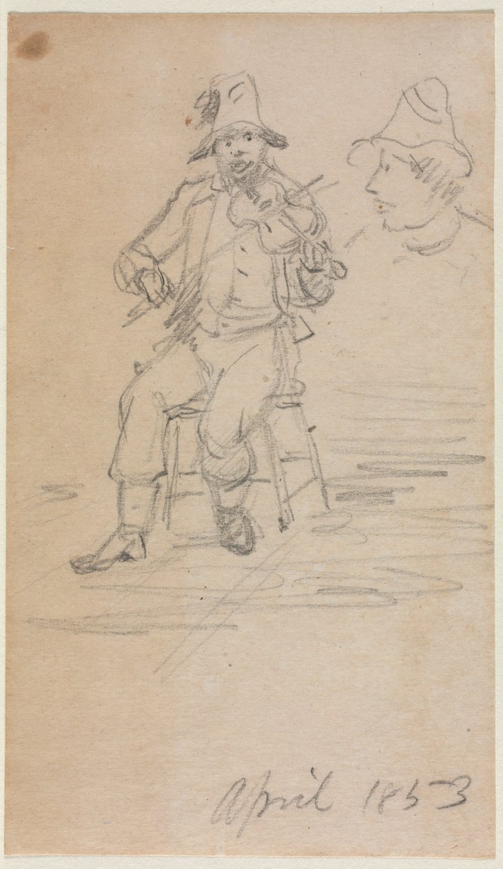 A hegedűs koldus alkotó: William Sidney Mount