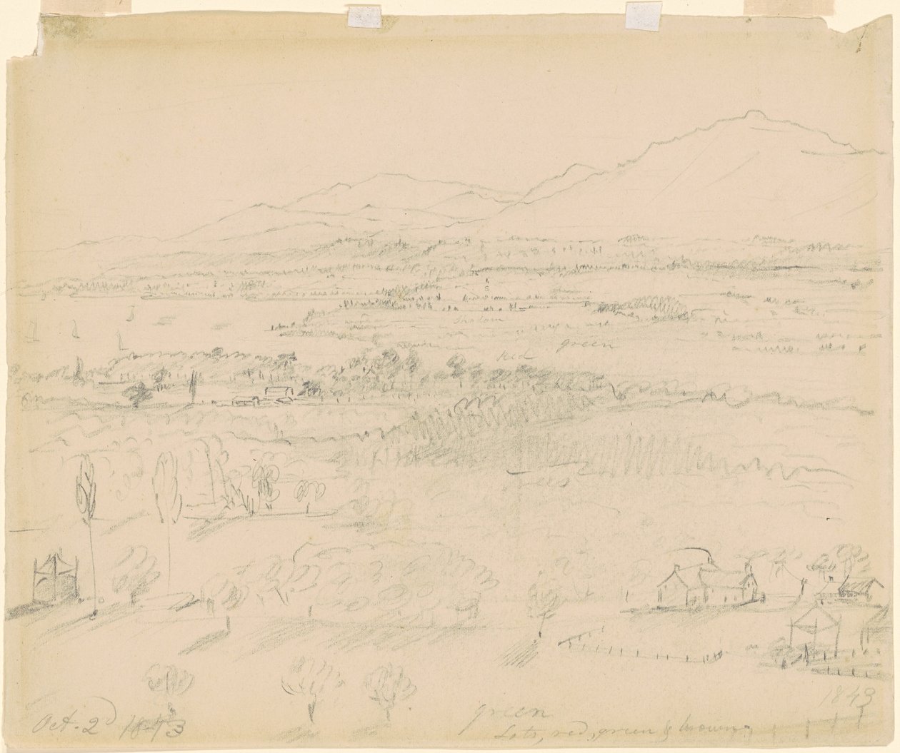 Völgy folyóval és hegyekkel alkotó: William Sidney Mount