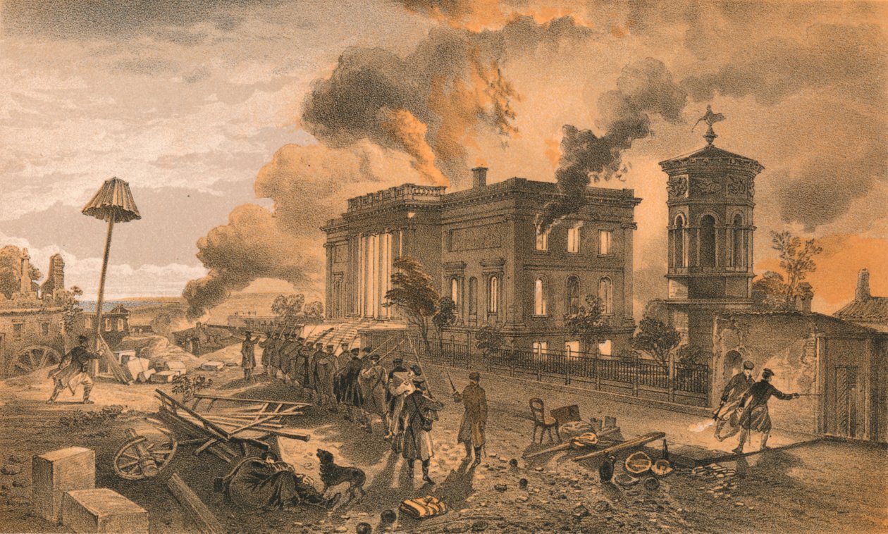 Nyilvános könyvtár és a szelek temploma, 1856 alkotó: William Crimea Simpson