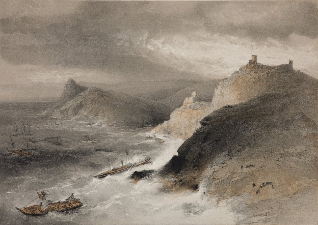 Vihar a Balaklava-öbölben 1854. november 14-én alkotó: William Crimea Simpson
