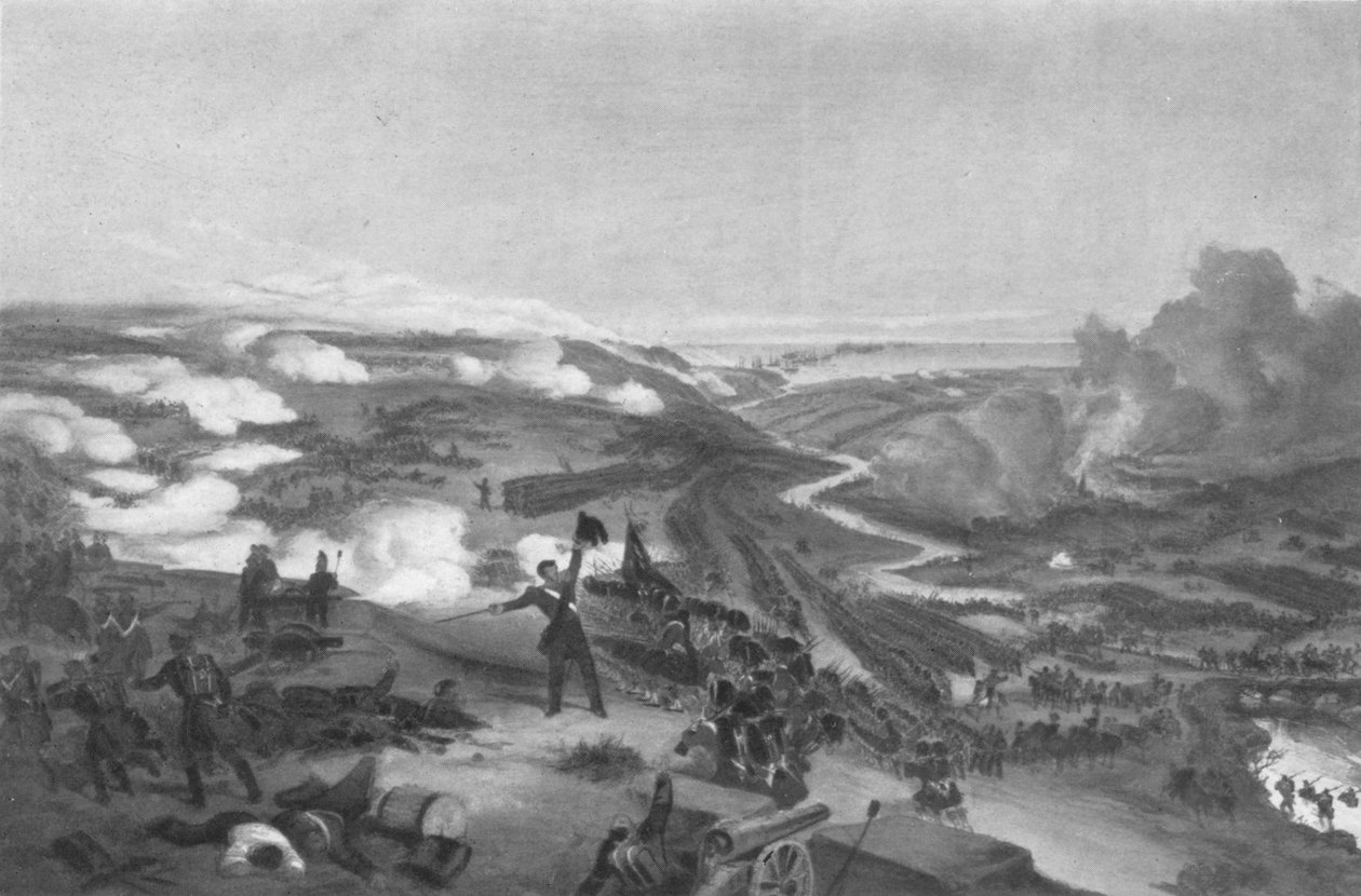 Az almai csata, 1855-1909 alkotó: William Crimea Simpson