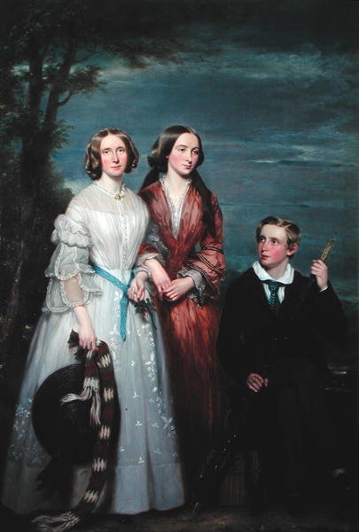 The Misses Smith and Master Smith of Crooksfield, Berwickshire alkotó: William Smellie Watson