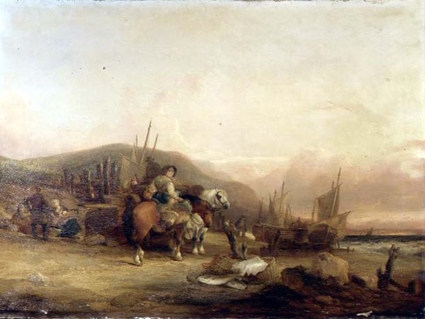 A fogás ellenőrzése (olaj, vászon) alkotó: William Snr. Shayer