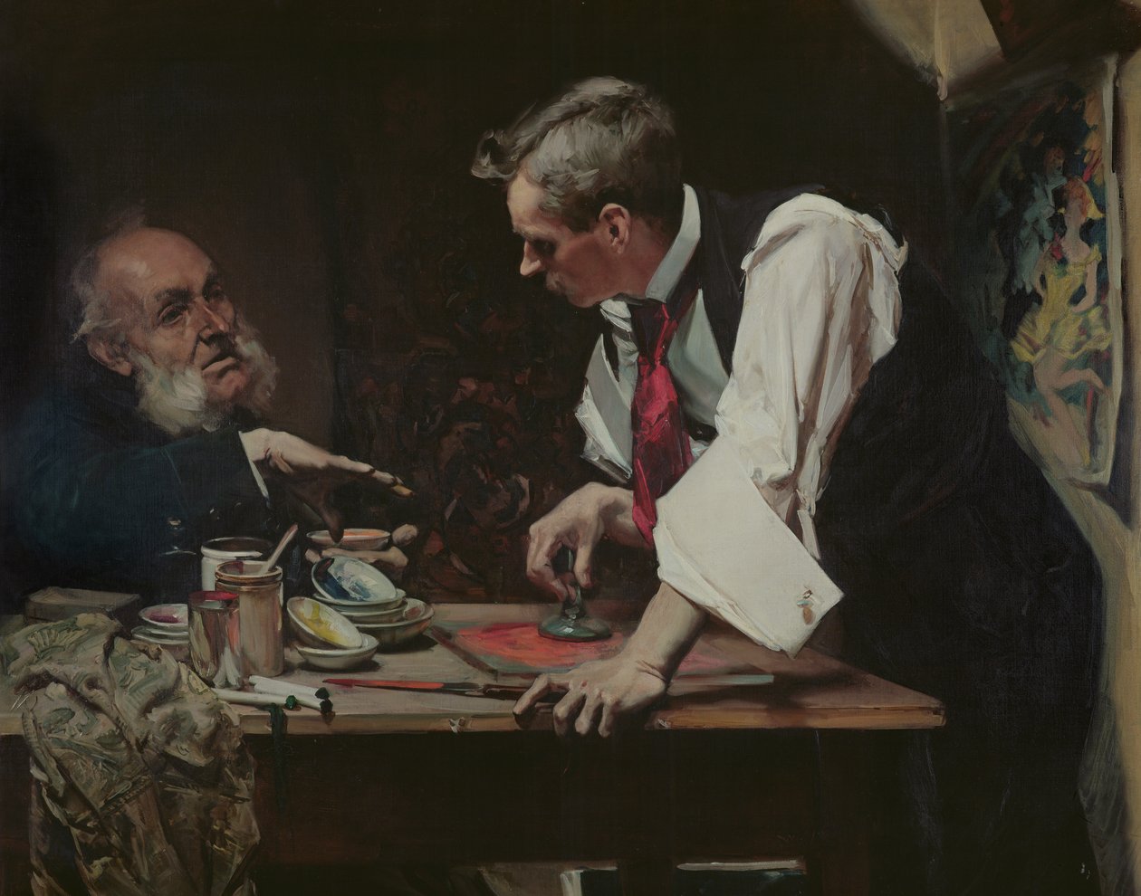 A szín kérdése alkotó: William Somerville Shanks
