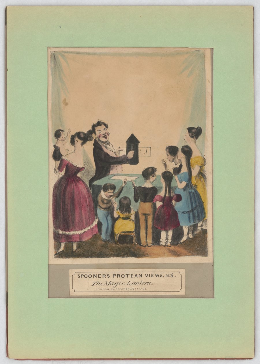 Spooner proteai nézetei, nem. 5. A varázslámpás, 1838 körül (kézzel színezett litó) alkotó: William Spooner