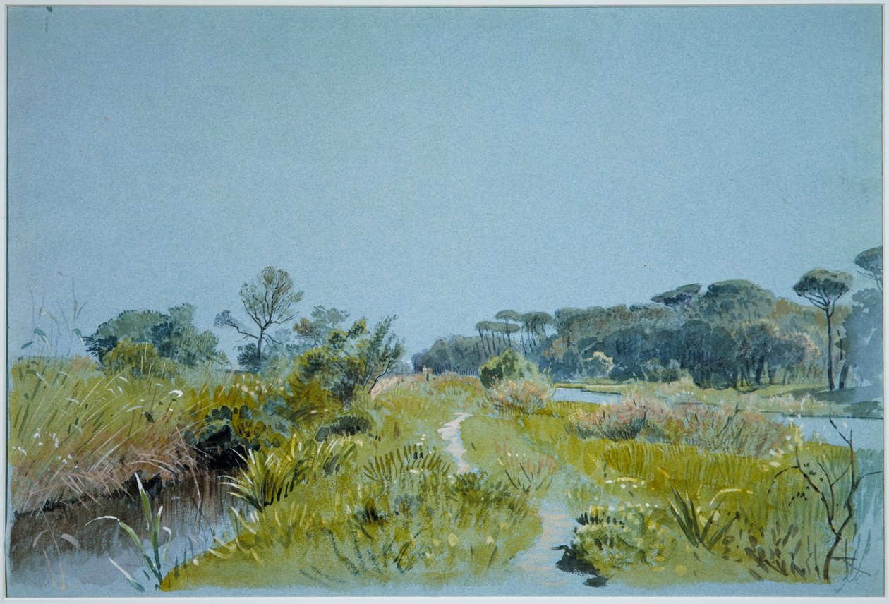Castel Fusano - Róma közelében alkotó: William Stanley Haseltine