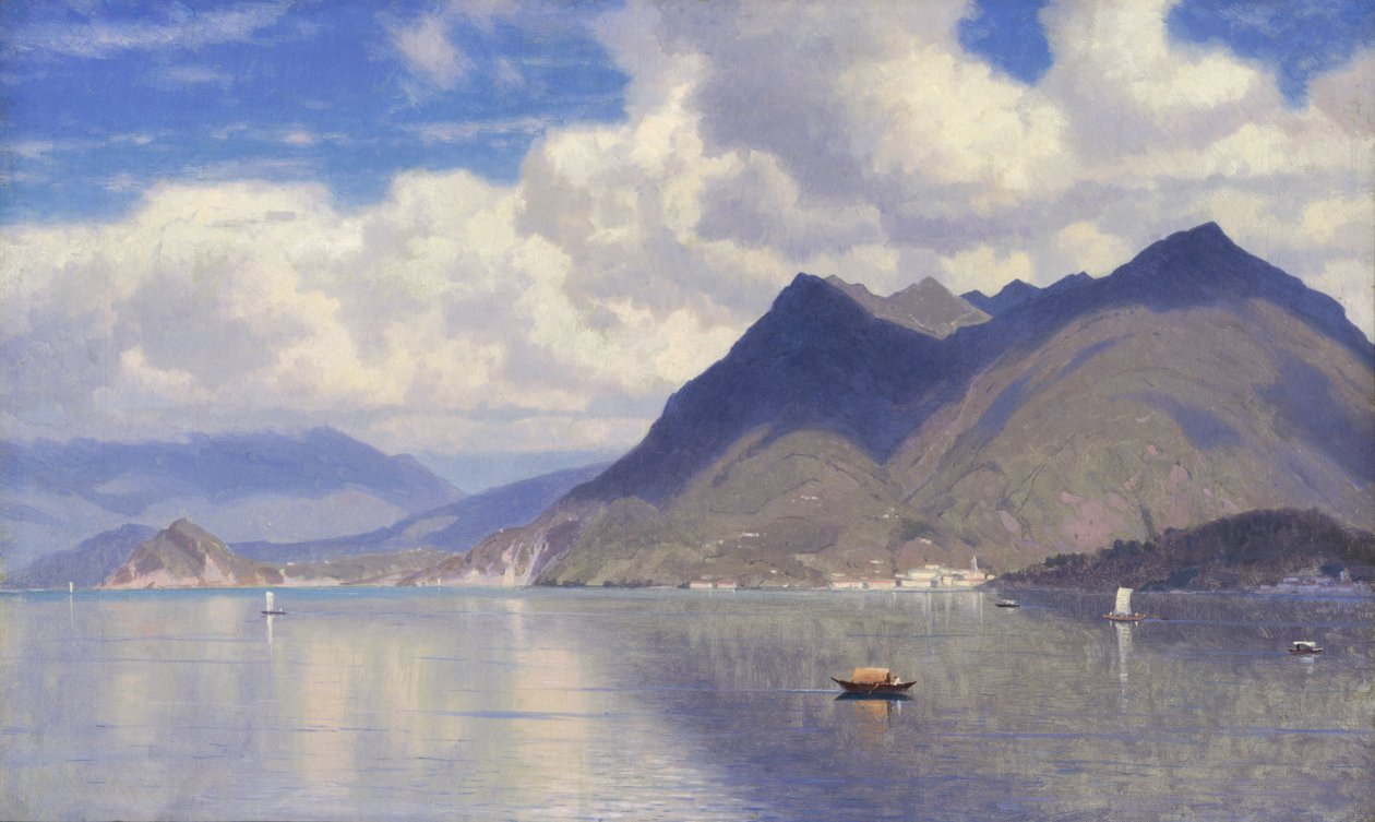 Maggiore-tó, kb. 1867. alkotó: William Stanley Haseltine