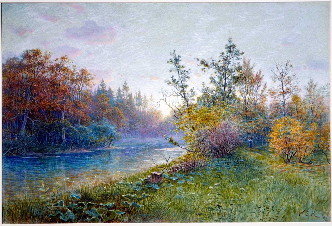 Malomgát Traunsteinban alkotó: William Stanley Haseltine