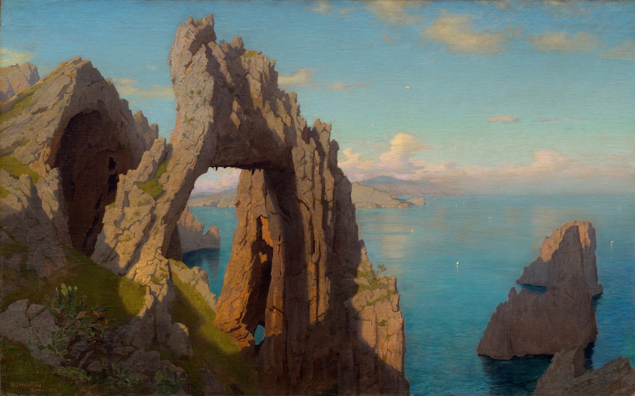 Természeti ív Capriban alkotó: William Stanley Haseltine