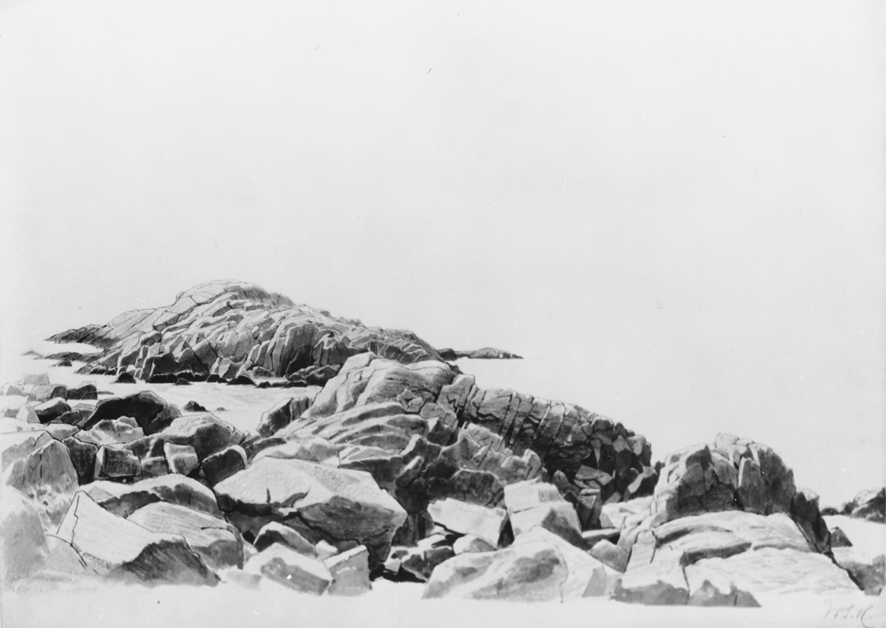 New England Coast, . alkotó: William Stanley Haseltine