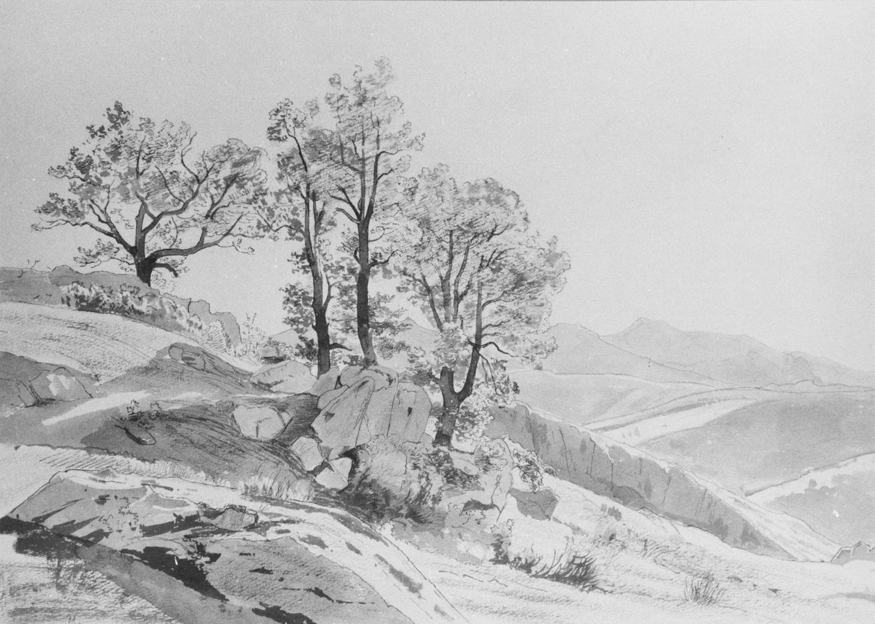 Olevano (Róma környéki Campagna) alkotó: William Stanley Haseltine