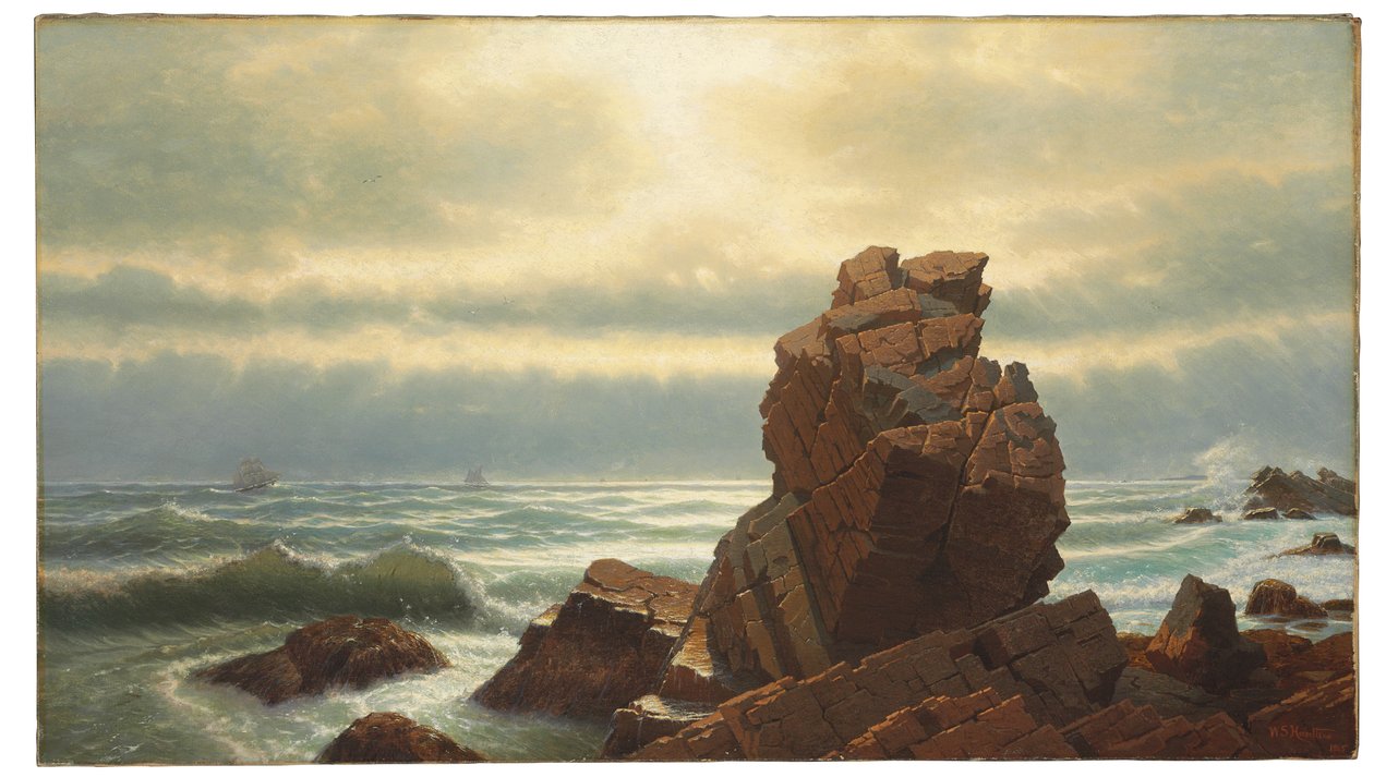 Szószék Rock, Nahant, 1865 alkotó: William Stanley Haseltine