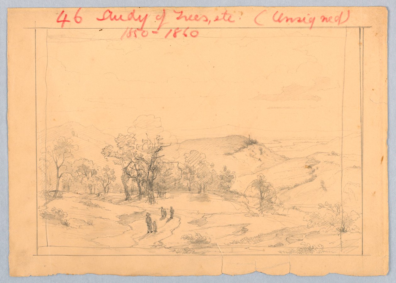 Tanulmány a tájhoz alkotó: William Stanley Haseltine